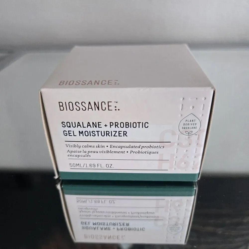 Biossance Squalane + Probiotic Gel Facial Moisturizer, 50ML/1.69 fl oz NWT